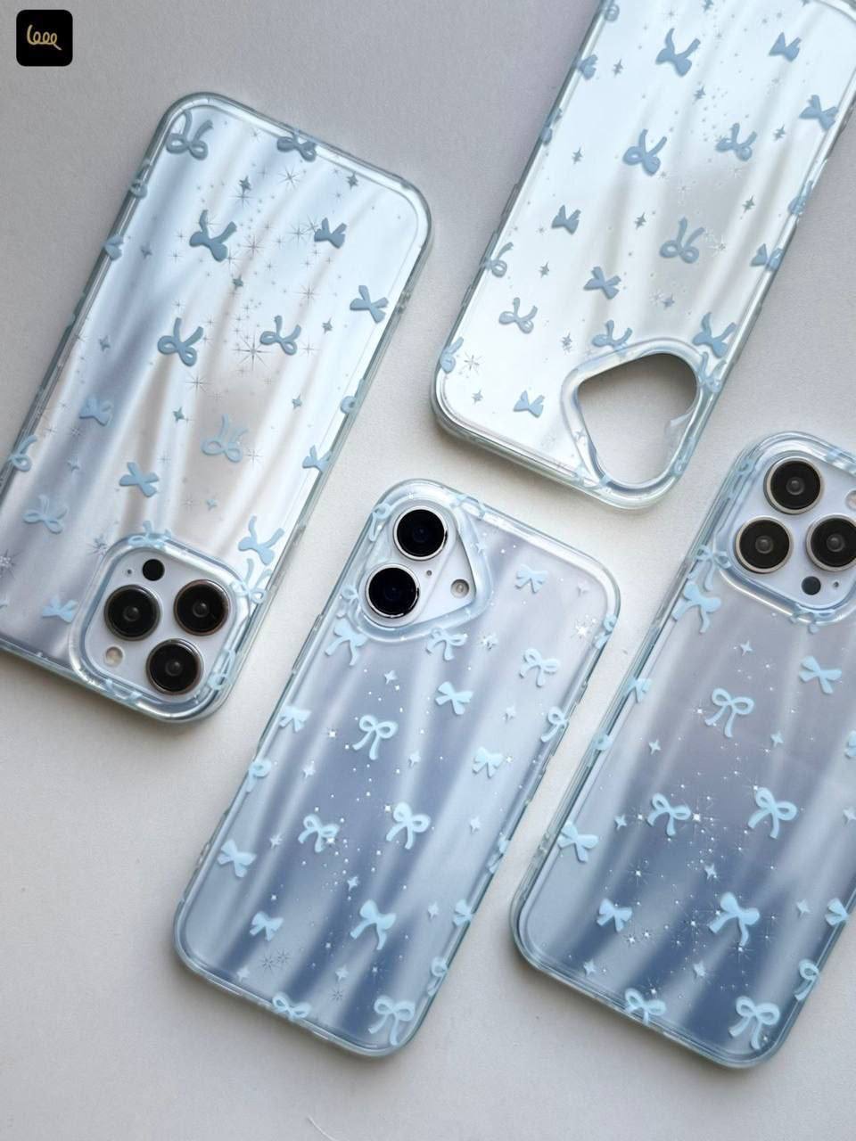 قاب گوشی پاپیون آبی مدل های آیفون