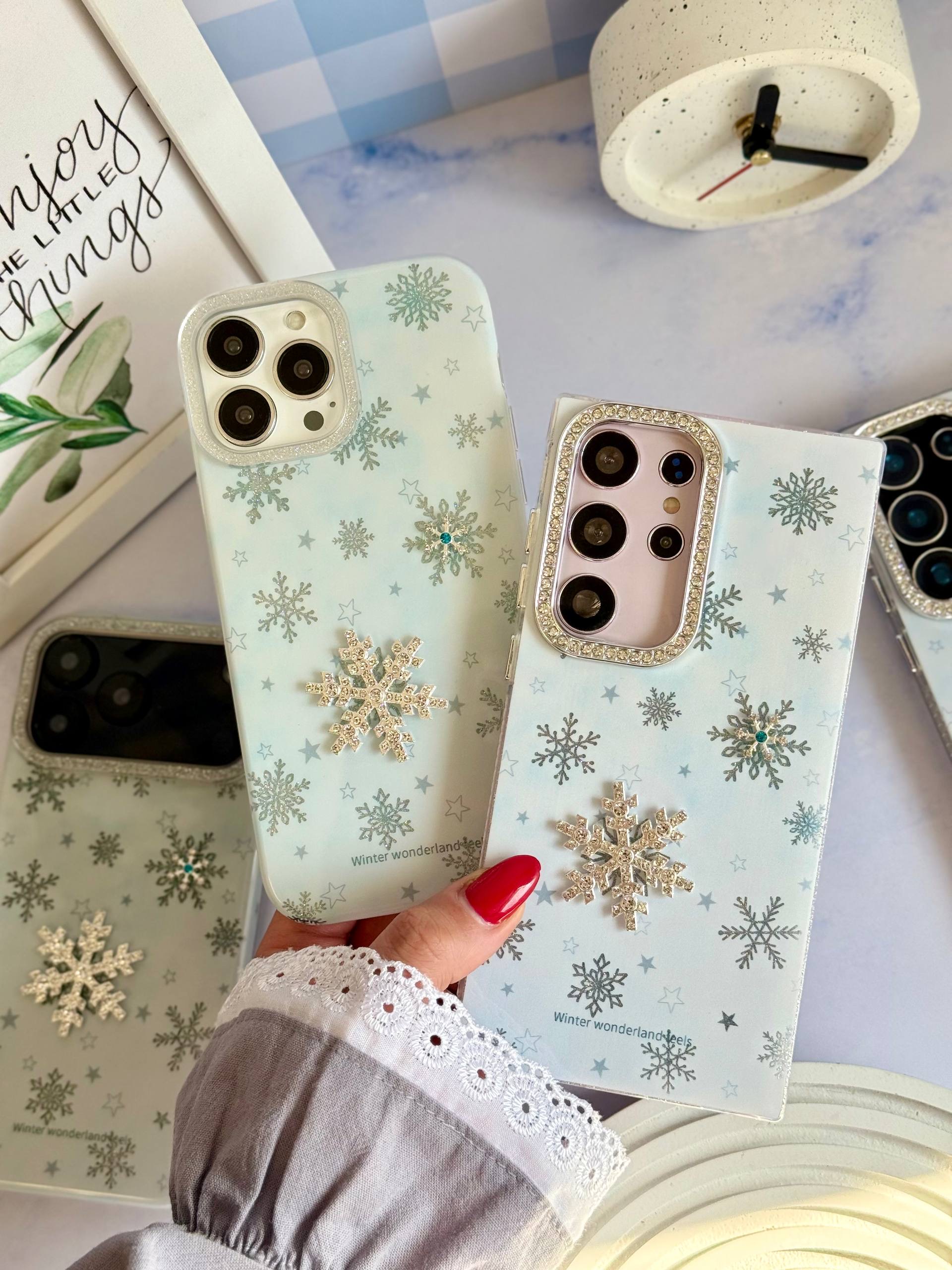 قاب گوشی برف آیفون,سامسونگ و شیائومی