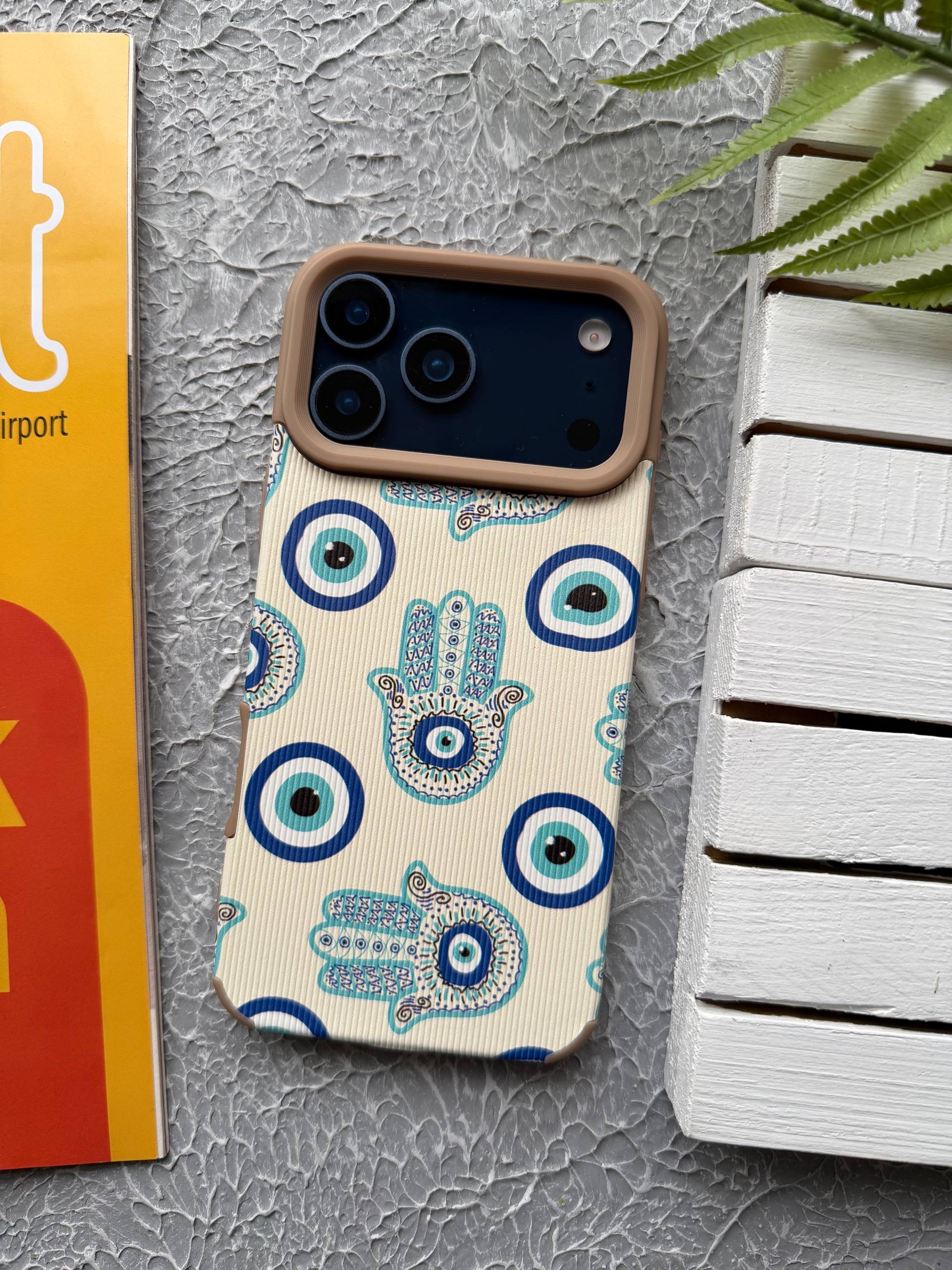 قاب گوشی چشم نظر مخملی مدل های آیفون