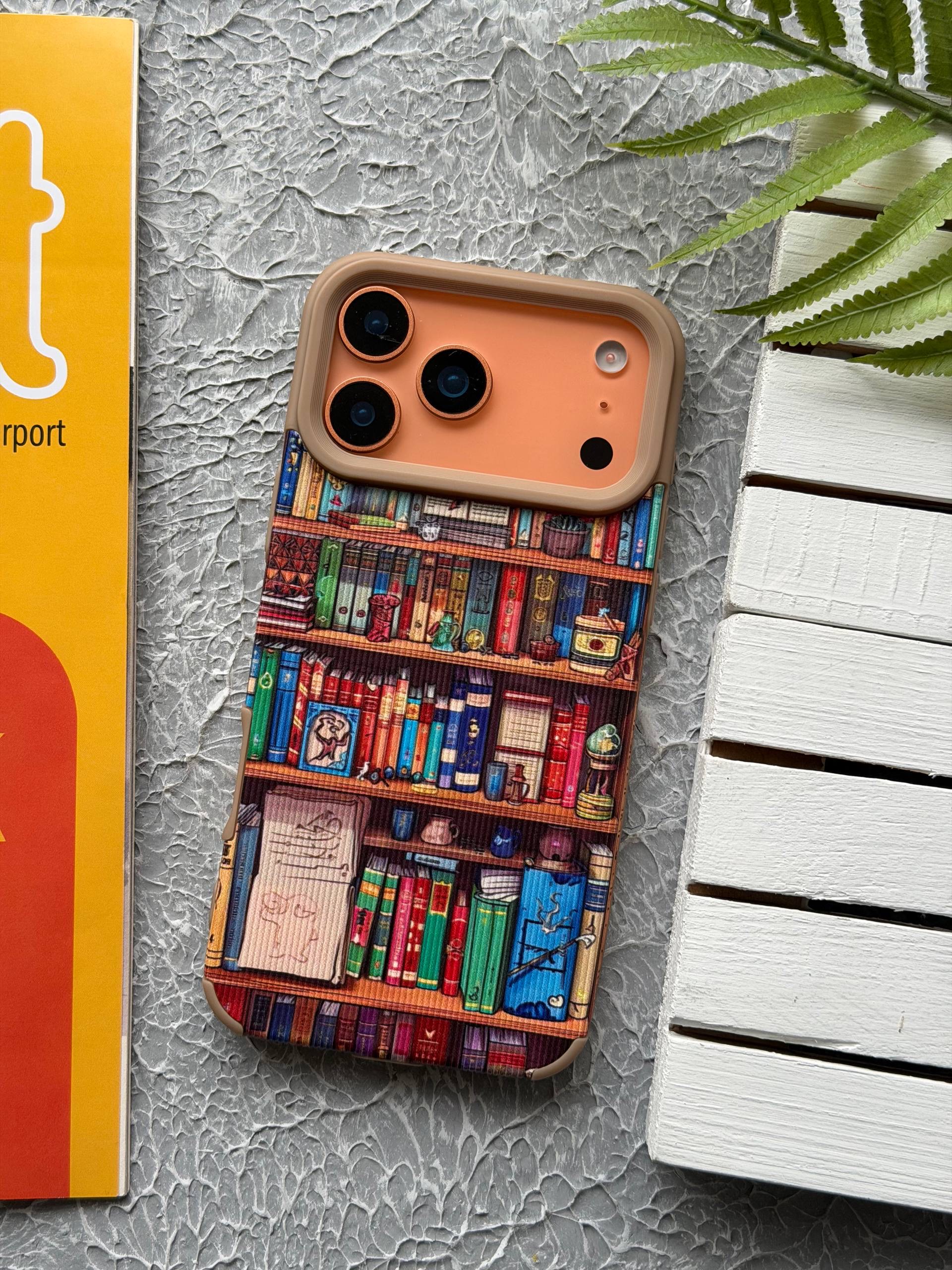 قاب گوشی کتابخانه رنگی مخملی مدل های آیفون
